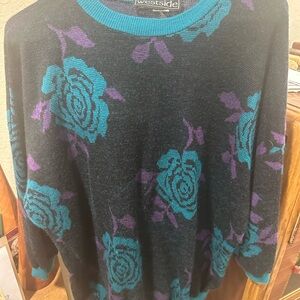 Westside vintage Floral Sweater